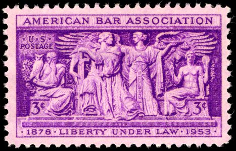 American Bar Association 3c 1953 issue U.S. stamp