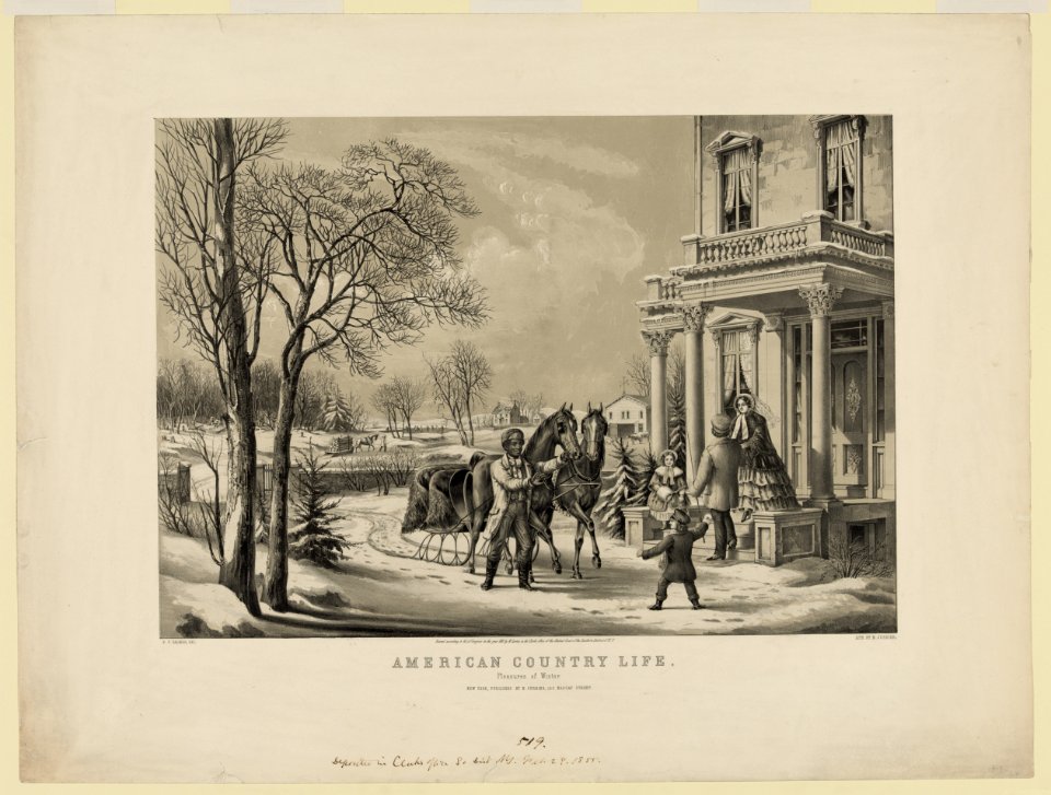 American country life- pleasures of winter - F.F. Palmer, del. ; lith. by N. Currier. LCCN90708500