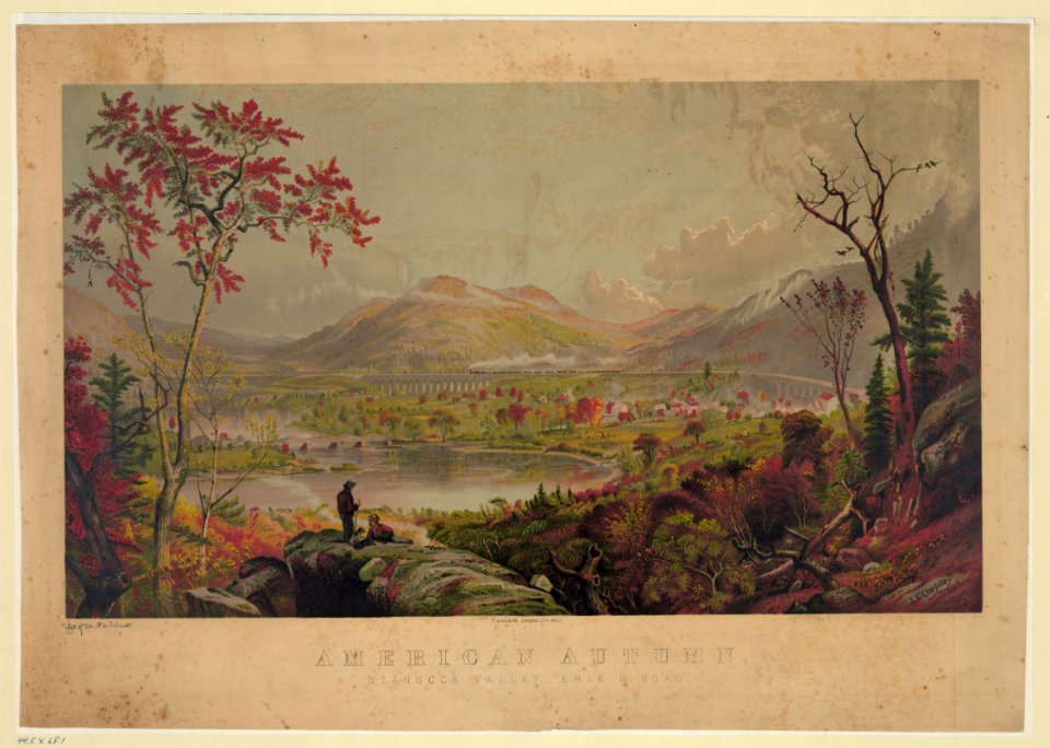 American autumn, Starucca Valley, Erie R. Road - J.F. Cropsey, 1865. LCCN95513930
