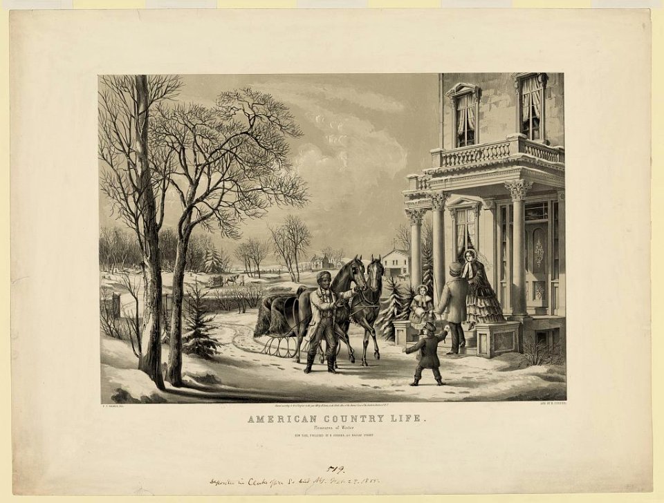 American country life- pleasures of winter - F.F. Palmer, del. ; lith. by N. Currier. LCCN90708500