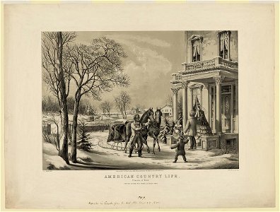 American country life- pleasures of winter - F.F. Palmer, del. ; lith. by N. Currier. LCCN90708500