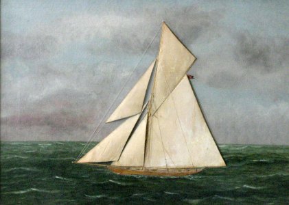American Gaff-Rigged Cutter, by Thomas Willis
