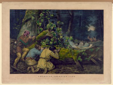 American frontier life- the hunter's stratagem LCCN90708530