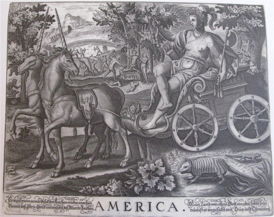 America, Iconotheca Valvasoriana