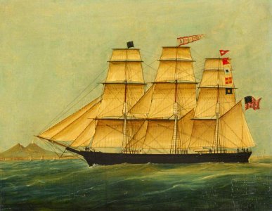 American School - The Ship 'J. P. Whitney' - BHC3433 - Royal Museums Greenwich