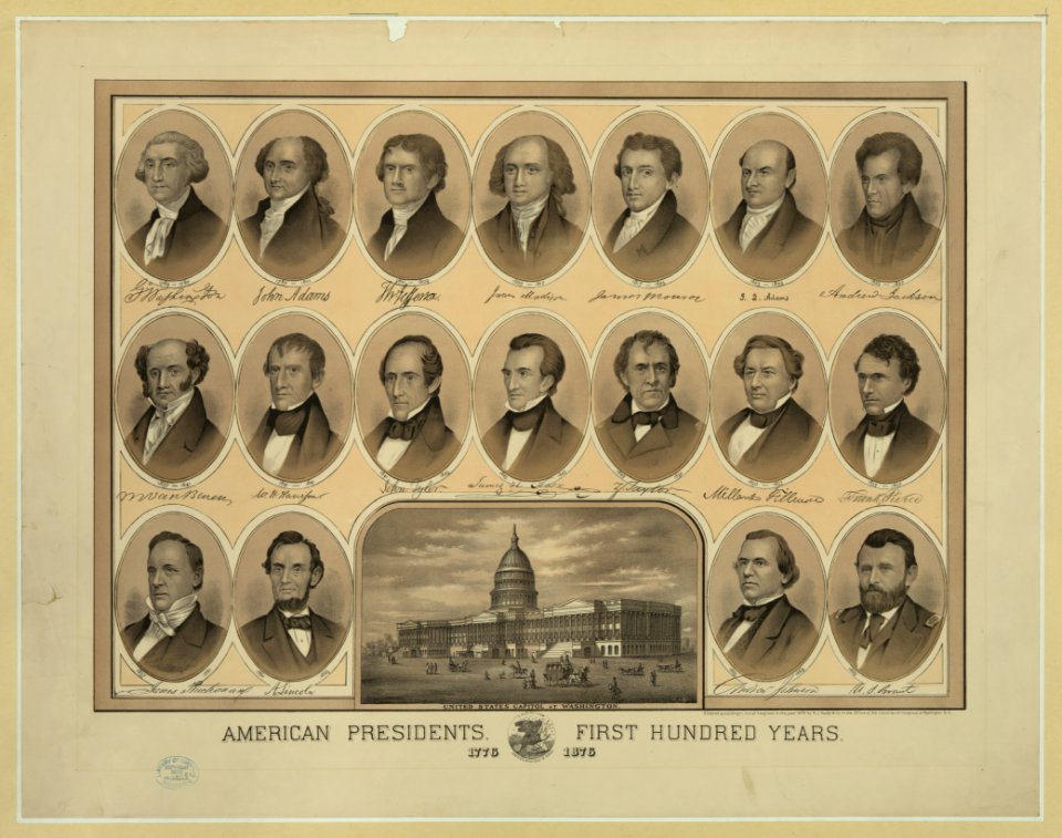 American presidents - first hundred years - 1776 1876 LCCN2006678623