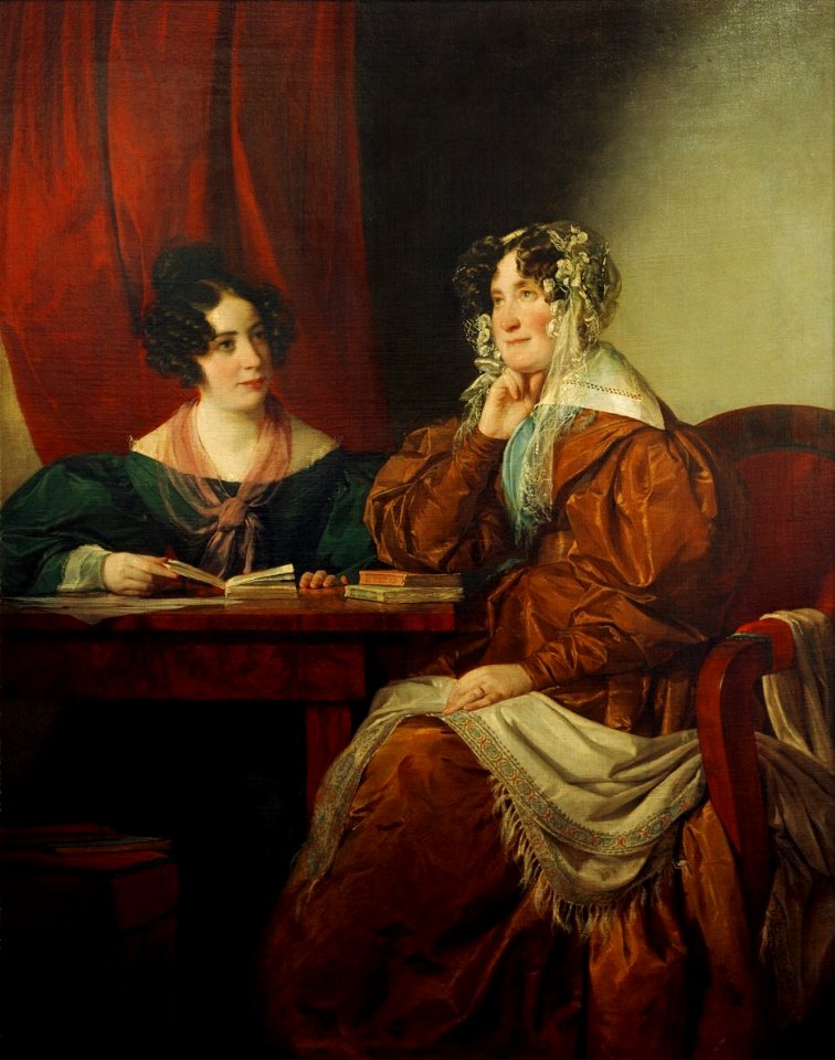 Amerling-Henriette Baronin Pereira-Arnstein with her daughter Flora
