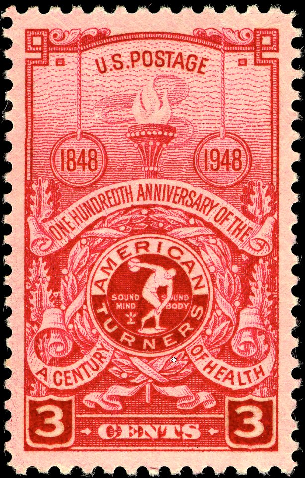 American Turners stamp, Scott 979