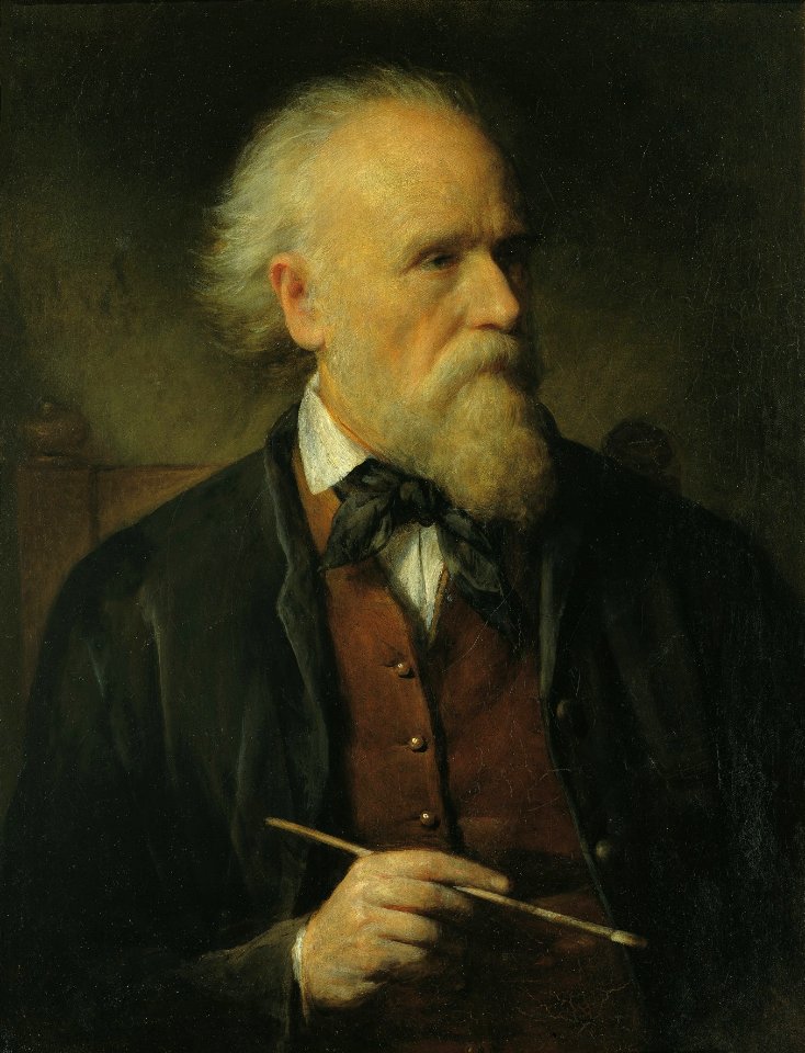 Self-Portrait by Friedrich von Amerling, Belvedere, Vienna