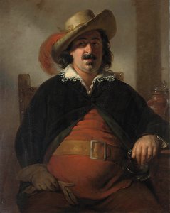 Amerling-The painter Ignaz Raffalt as Falstaff
