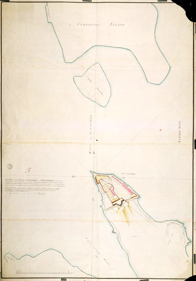 AMH-2517-NA Chart of the inner bay at Trinconomale