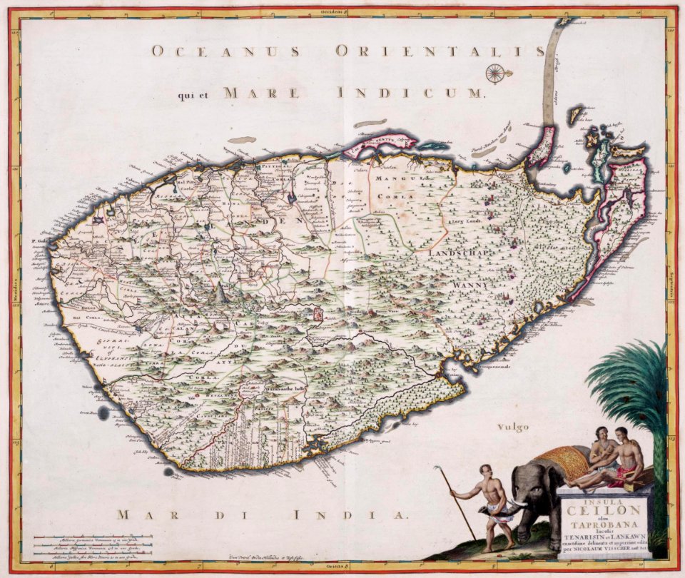 AMH-5640-KB Map of Ceylon