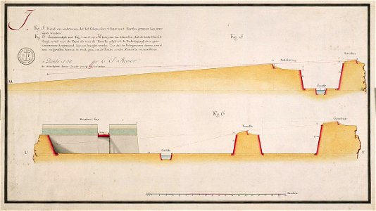 AMH-4509-NA Elevations of the fort at Trinconomale
