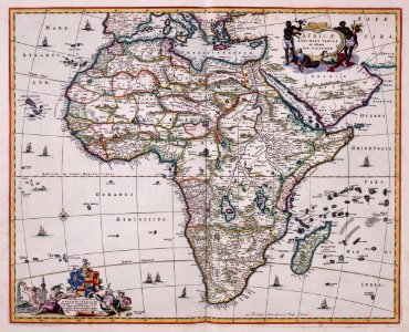 AMH-5652-KB Map of the African continent