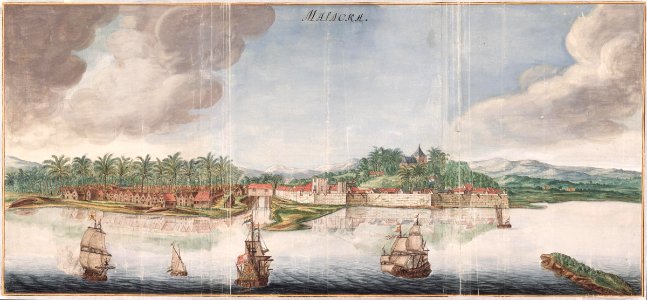 AMH-6156-NA Map of the city of Malakka