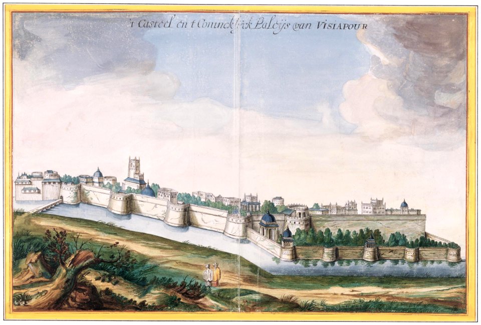 AMH-6163-NA View of the castle of Visiapour