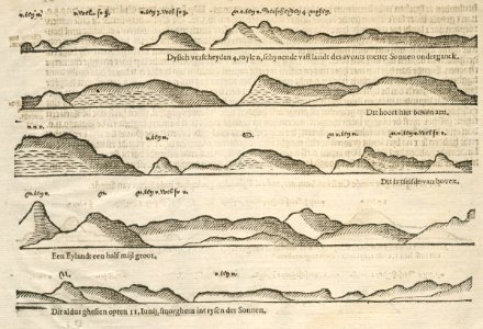 AMH-6639-KB Views of the Sumatran coast and islands in the Sunda Straits