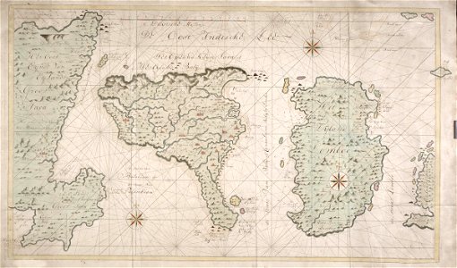 AMH-6424-NA Map of Bali and Lombok
