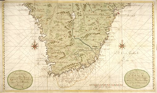 AMH-6407-NA Map of southern Africa