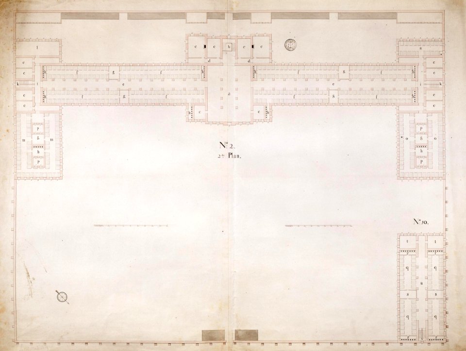 AMH-6436-NA Design for a hospital on the Cape of Good Hope