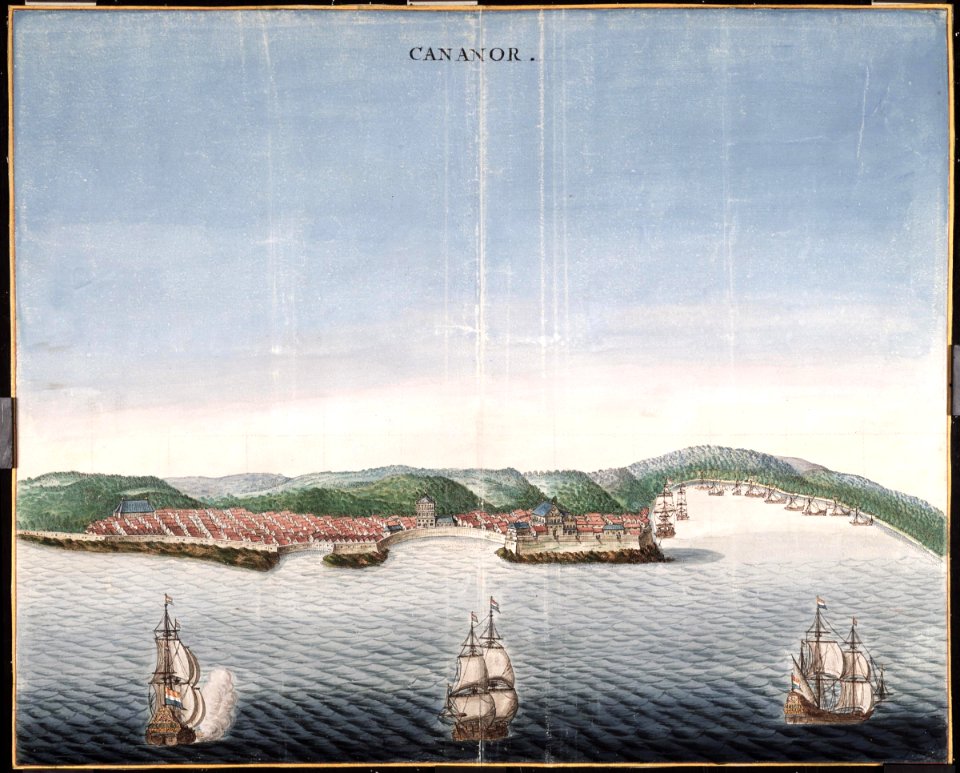 AMH-6144-NA View of the city of Cananor