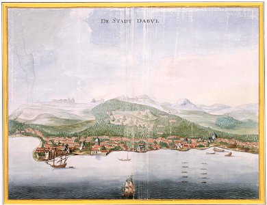 AMH-6151-NA View of the city of Dabul