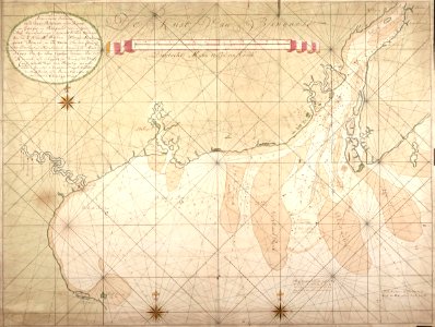 AMH-6411-NA Map of the mouth of the Ganges in Bengal, part A