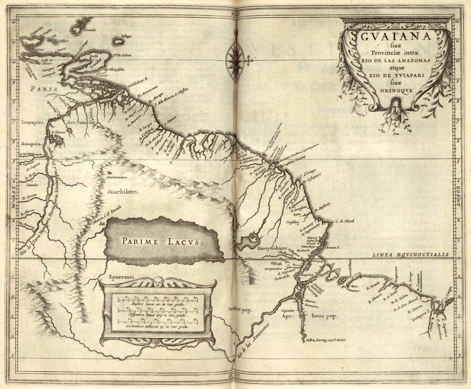 AMH-6696-KB Map of Guyana, or the Wild Coast