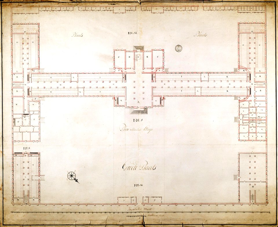 AMH-6435-NA Design for a hospital on the Cape of Good Hope