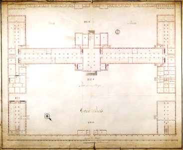 AMH-6435-NA Design for a hospital on the Cape of Good Hope