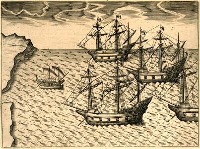 AMH-6468-KB East Indiamen in the Palabuan Strait