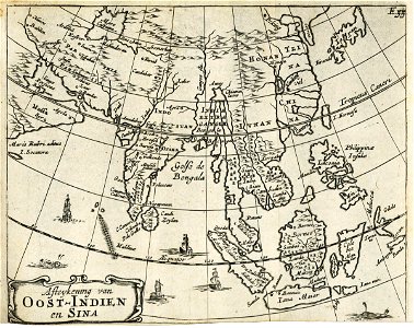 AMH-6731-KB Map of Asia