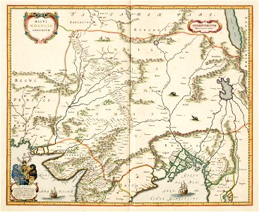 AMH-5636-KB Map of the Mogul empire
