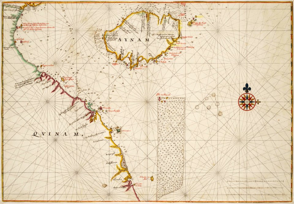 AMH-6745-NA Map of the Chinese coast near Tonquin