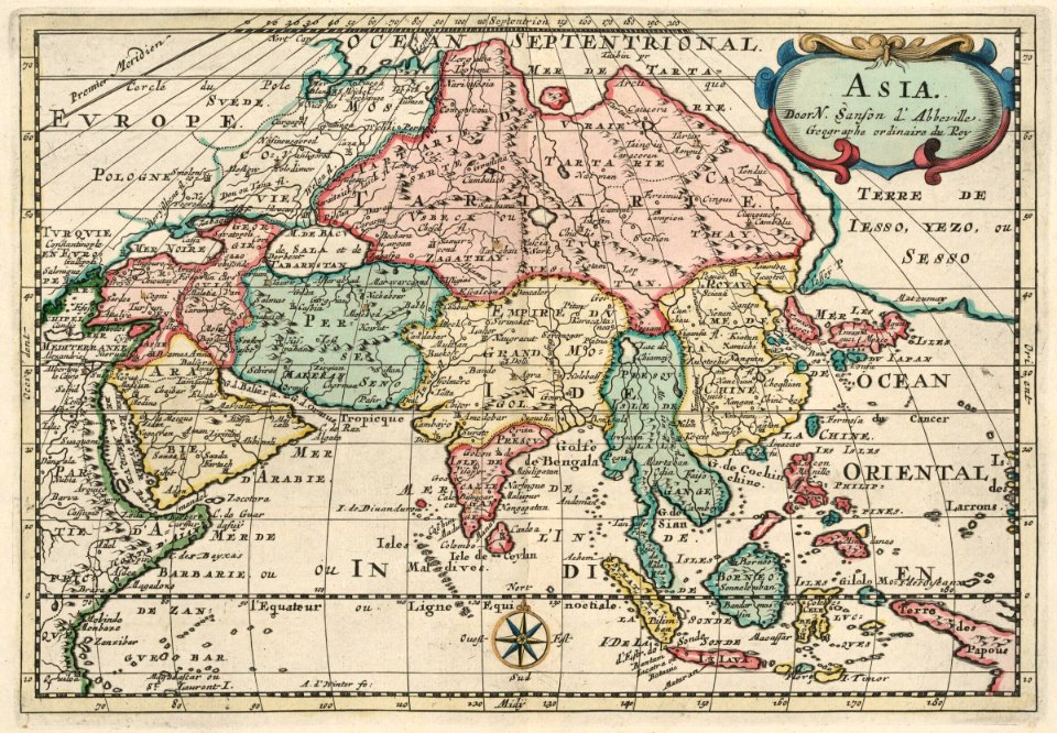 AMH-6659-KB Map of Asia