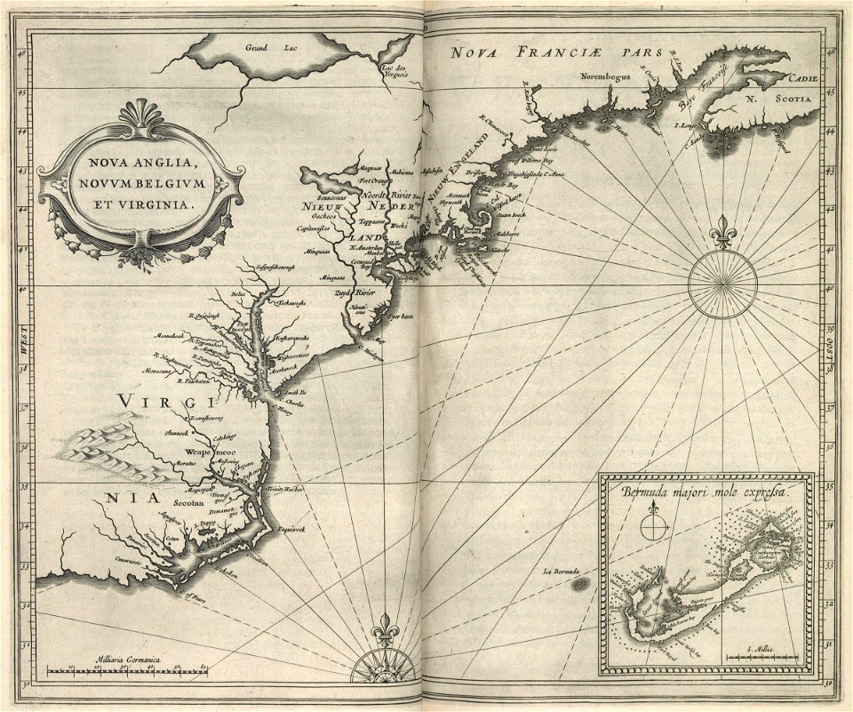 AMH-6692-KB Map of Nieuw-Nederland