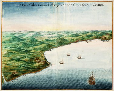 AMH-6749-NA View of Cabo Corso on the Gold Coast