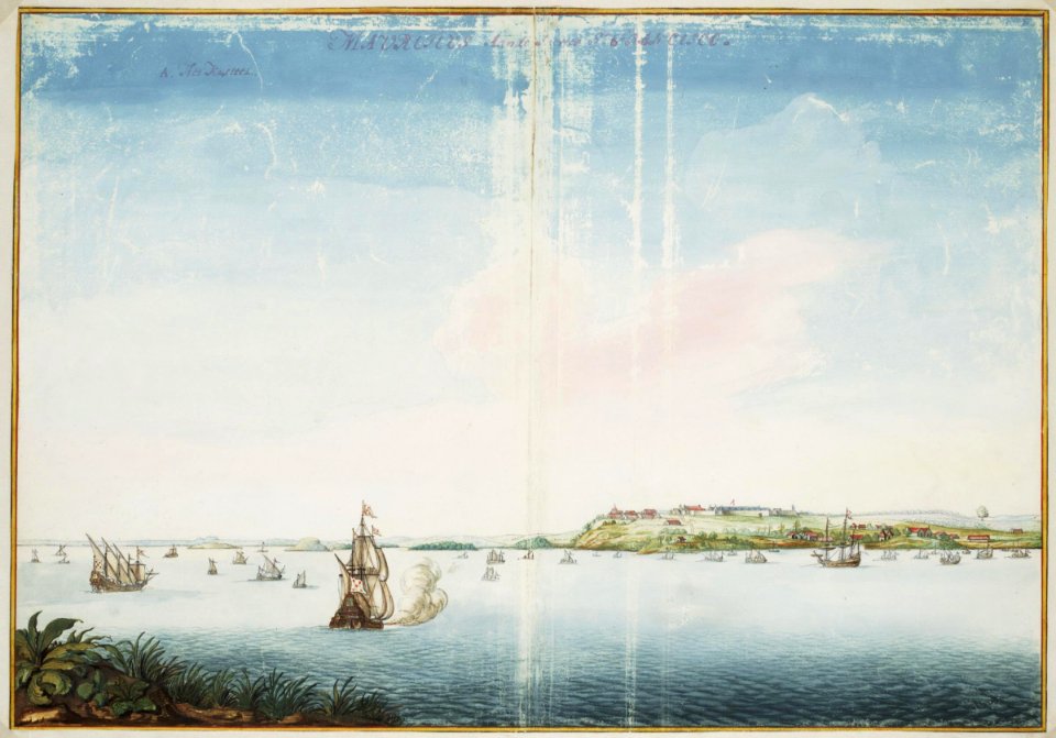 AMH-6767-NA Fort Mauritius at the river of St. Francisco