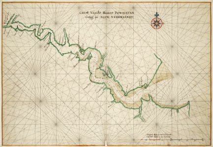 AMH-6791-NA Map of the Powathan River