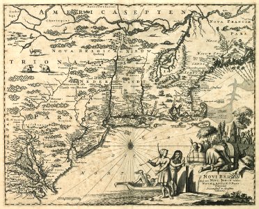 AMH-6723-KB Map of the New Netherlands
