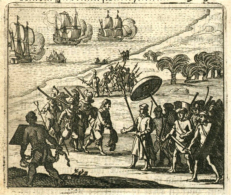AMH-6729-KB Arrival of Sebald de Weert in Matecalo