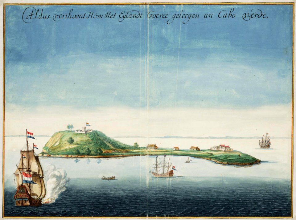 AMH-6756-NA View of the island of Gouree on Cape Verde