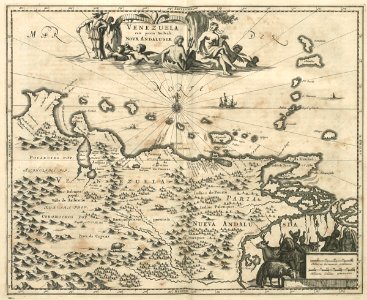 AMH-6829-KB Map of Venezuela