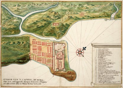 AMH-6780-NA Map of El Mina Fort