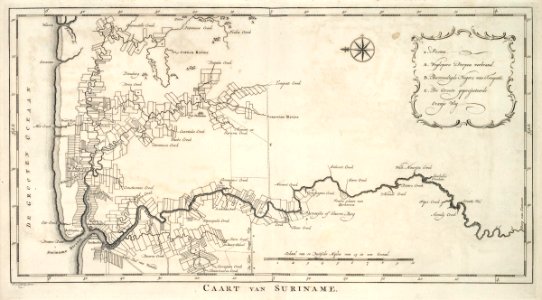 AMH-6916-KB Map of Surinam
