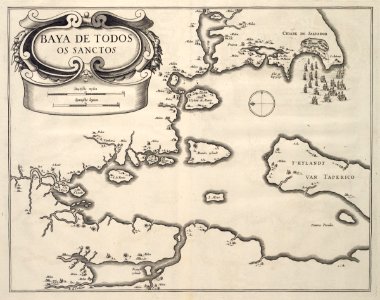AMH-6699-KB Map of All Saints Bay