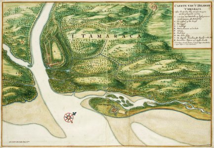 AMH-6799-NA Map of the island of Tamaraca