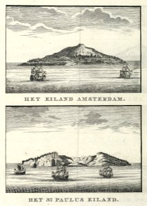 AMH-6901-KB Views of the islands of Amsterdam and St. Paul