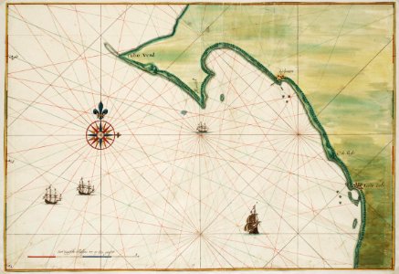 AMH-6753-NA Map of Cabo Verde and environs