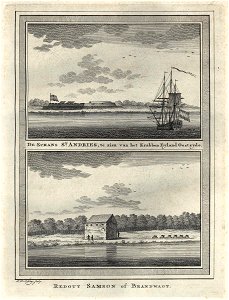 AMH-6907-KB Views of the St. Andries bulwark and the Samson redoubt